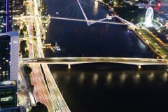 Brisbane Nightfall Headlight Trails