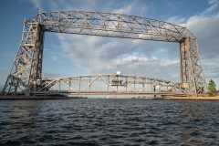 Duluth Lift Bridge from Harbor
