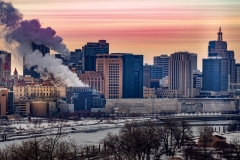Saint Paul from Cherokee Park Dusk