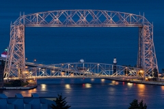 Duluth Iconic Lift Bridge at Dusk