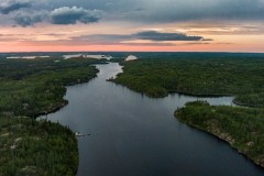 Saganaga Lake Corridor Sunset