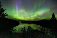 Saganaga (Sag) Aurora in Wildfire Smoke
