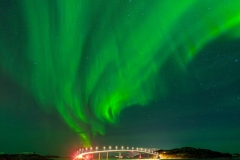 Skyfire Over Sommaroy Bridge