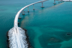 Sommaroy Bridge Blue Storm