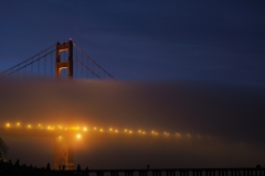 Golden Gate Bridge San Fransisco, Foggy