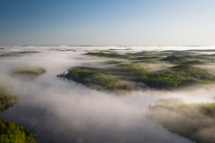 Saganaga (Sag)  Channel Morning Fog