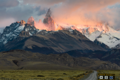 Sunrise Road to El Chalten